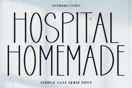 Hospital Homemade Font