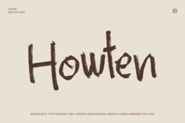 HOWTEN Font