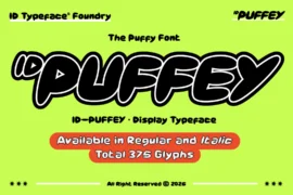 ID Puffey Font Family