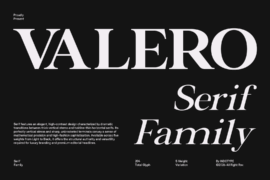 IT Valero Demo Font Family