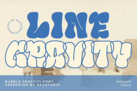 Line Gravity DEMO Font