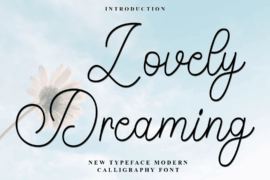 Lovely Dreaming Font