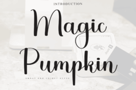Magic Pumpkin Font