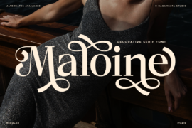 MaloineDEMO Font