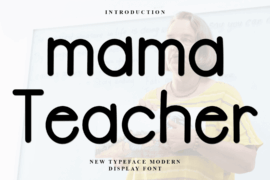 Mama Teacher Font