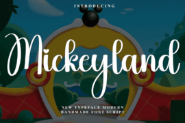 Mickeyland Font