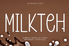 Milkteh Font