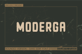 Moderga Font