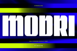 Modri Font