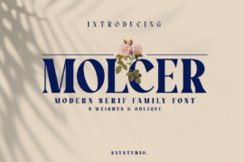 Molcer DEMO Font