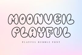 Moonveil Playful Font