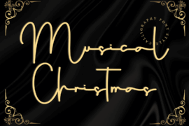 Musical Christmas Font