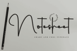Notesheet Font