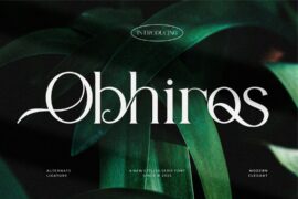 Obhiros Font