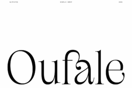 Oufale-Trial Font