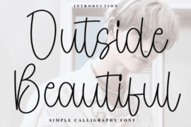 Outside Beautiful Font