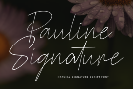 Pauline Signature Font