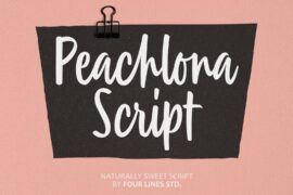 Peachlona Script Font