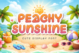 Peachy Sunshine Demo Font