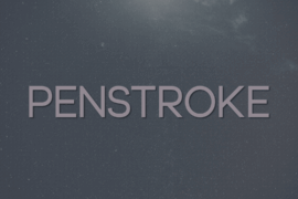 Penstroke Font