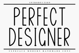 Perfect Designer Font