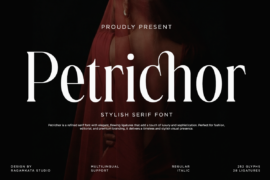 PetrichorDEMO Font