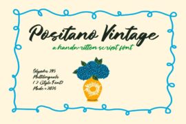 Positano Vintage Font