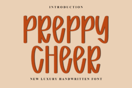 Preppy Cheer Font