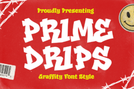 Prime Drips Font