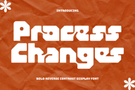 Process Changes Demo Font