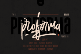 Proforma Font