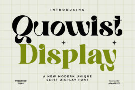 Quowist Display Font