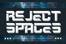 REJECT SPACES DEMO Font