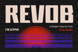 Revob Demo Font