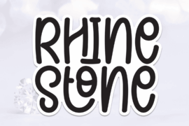 Rhine Stone Font