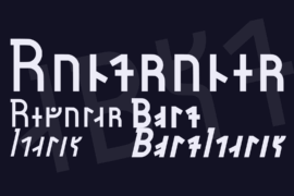 Rundruner Font Family