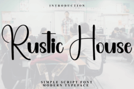Rustic House Font