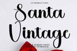 Santa Vintage Font