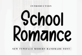 School Romance Font