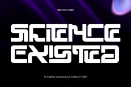 Science Existed Demo Font