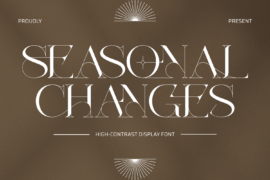 Seasonal Changes Demo Font