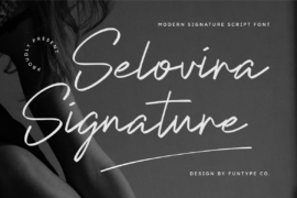 Selovira Signature Font