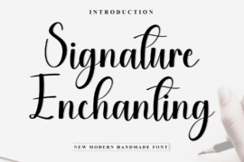 Signature Enchanting Font
