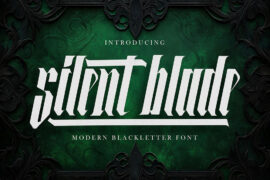 silent blade Font