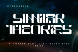 SIMILAR THEORIES DEMO Font