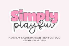 Simply Playful Script Font