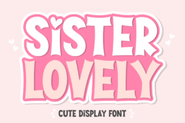 Sister Lovely Font