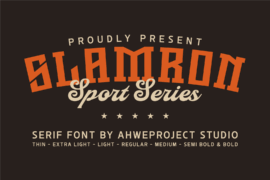 Slamron Demo Font