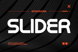 SLIDER Font