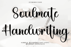 Soulmate Handwriting Font